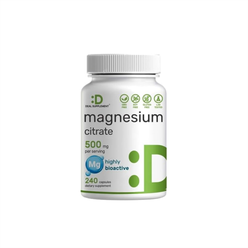 Citrato de Magnesio 500mg Deal Supplement