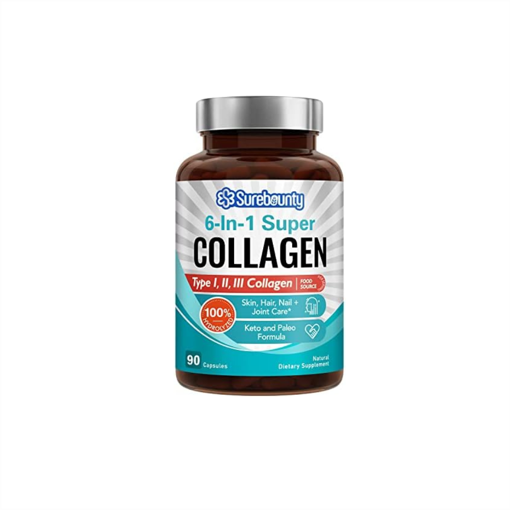 Colágeno Tipo I, II, III 674mg + Biotina + Cúrcuma + Vitamina C + Ácido Hialurónico + Pimienta Negra