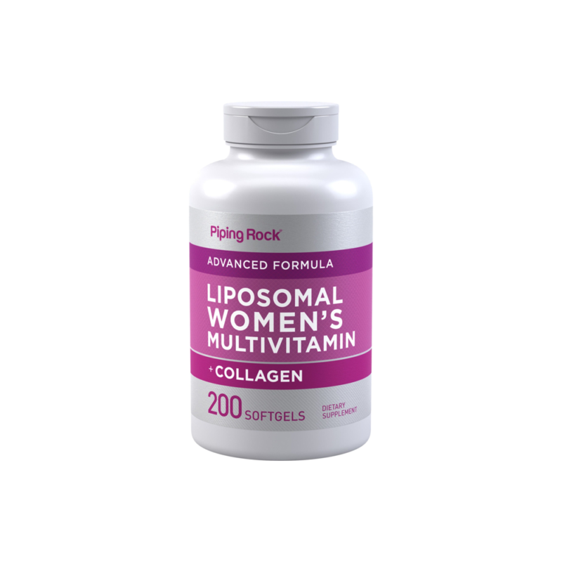 Multivitaminas para Mujeres 20+ Piping Rock Fórmula Liposomal Avanzada con Colágeno