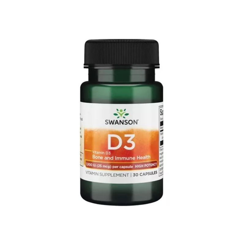 Vitamina D3 1,000 UI Swanson Vitamins