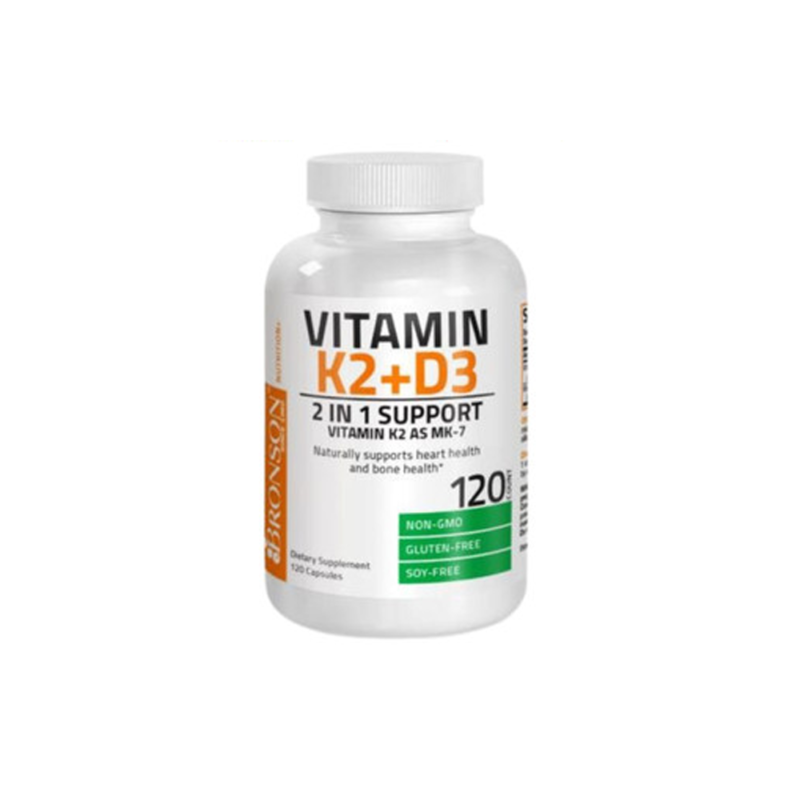 Vitamina D3 10,000 UI + K2 120mcg Bronson Nutritionals