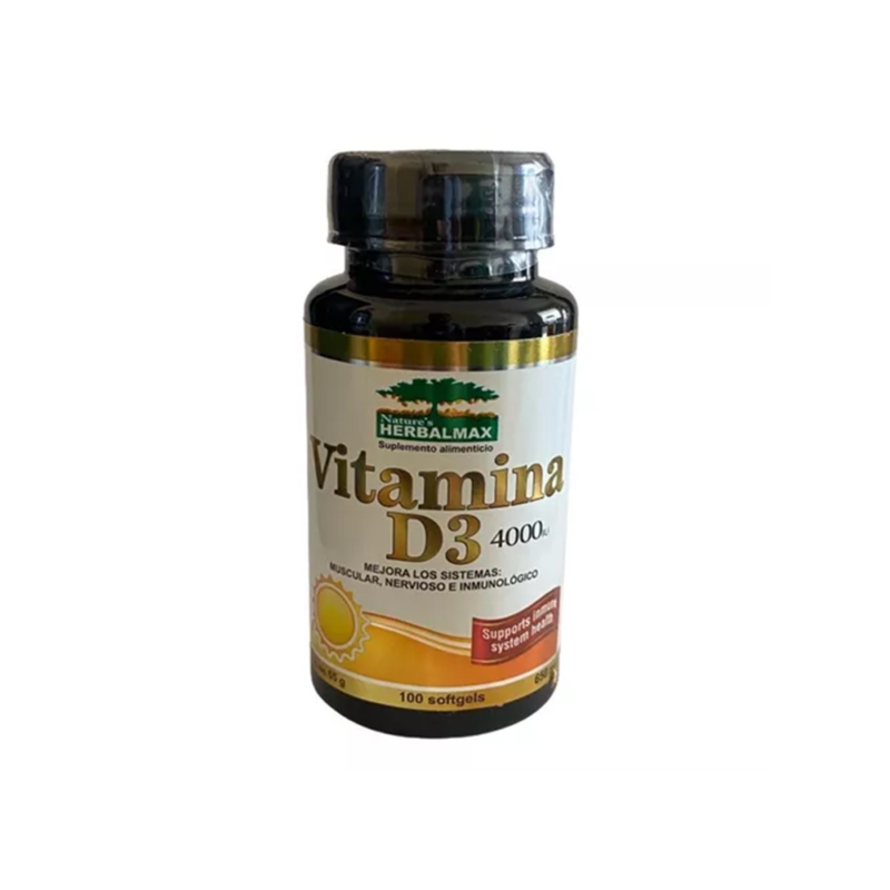 Vitamina D3 4,000 UI Herbalmax