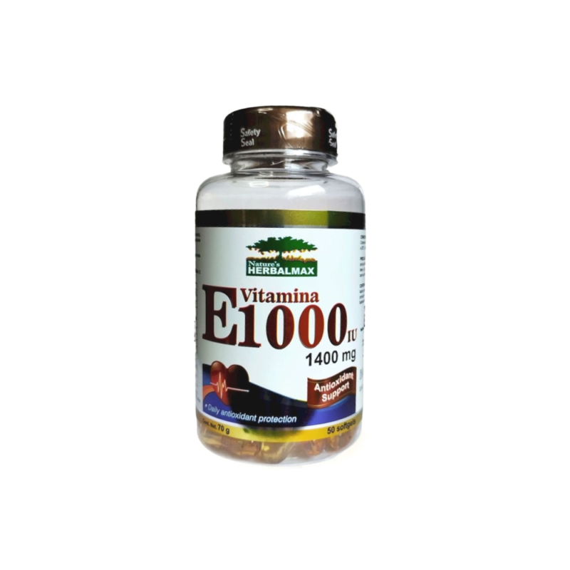 Vitamina E 1,000UI ( como dl-Alfa Tocoferil Acetato ) Herbalmax