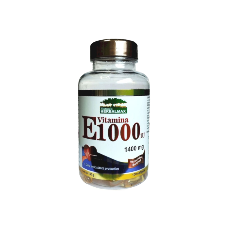 Vitamina E 1,000UI (como dl-Alfa Tocoferil Acetato ) Herbalmax