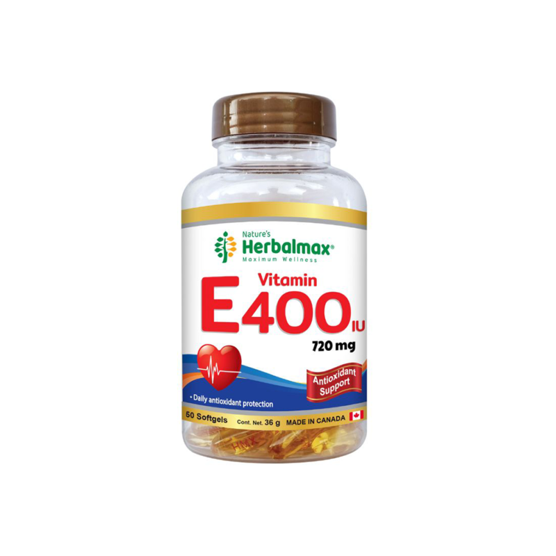 Vitamina E 400UI ( como dl-Alfa Tocoferil Acetato ) Herbalmax